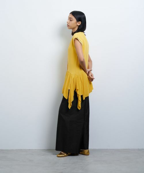 LANVIN en Bleu / ランバン オン ブルー カーディガン・ボレロ | フリルヘムニットベスト | 詳細2