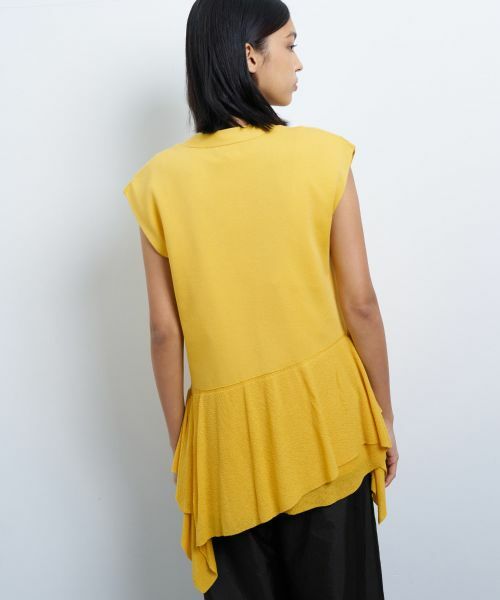 LANVIN en Bleu / ランバン オン ブルー カーディガン・ボレロ | フリルヘムニットベスト | 詳細6