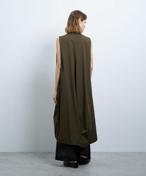 LANVIN en Bleu / ランバン オン ブルー ドレス | 【手洗い可】ソフトタイプライターコクーンワンピース | 詳細9