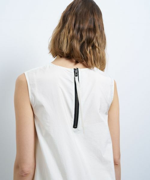 LANVIN en Bleu / ランバン オン ブルー ドレス | ライトタフタチュニックワンピース | 詳細15