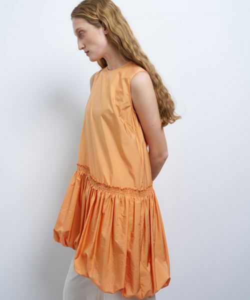 LANVIN en Bleu / ランバン オン ブルー ドレス | ライトタフタチュニックワンピース | 詳細6