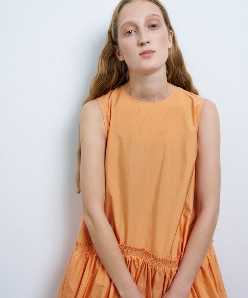 LANVIN en Bleu / ランバン オン ブルー ドレス | ライトタフタチュニックワンピース | 詳細7