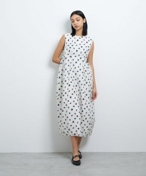 LANVIN en Bleu / ランバン オン ブルー ドレス | fleuretteジャガードワンピース | 詳細1