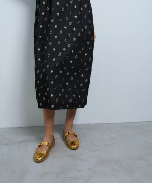 LANVIN en Bleu / ランバン オン ブルー ドレス | fleuretteジャガードワンピース | 詳細12