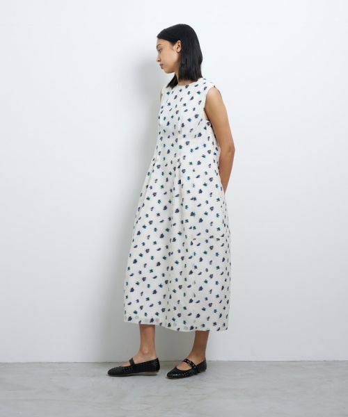 LANVIN en Bleu / ランバン オン ブルー ドレス | fleuretteジャガードワンピース | 詳細2