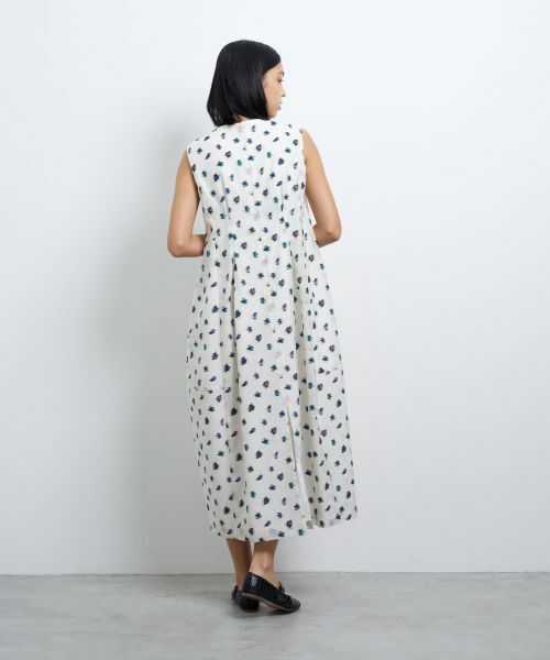 LANVIN en Bleu / ランバン オン ブルー ドレス | fleuretteジャガードワンピース | 詳細3