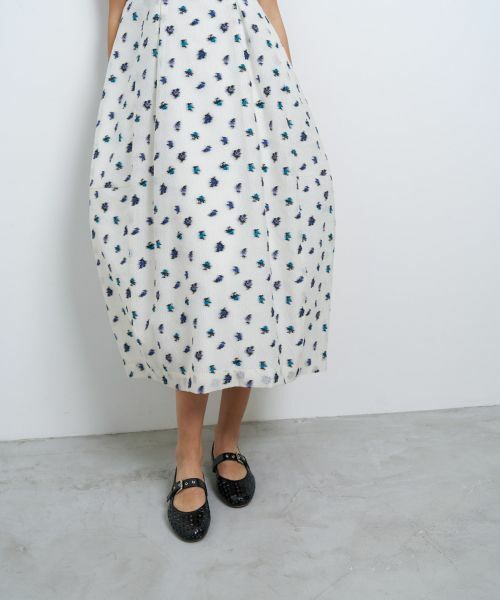 LANVIN en Bleu / ランバン オン ブルー ドレス | fleuretteジャガードワンピース | 詳細6