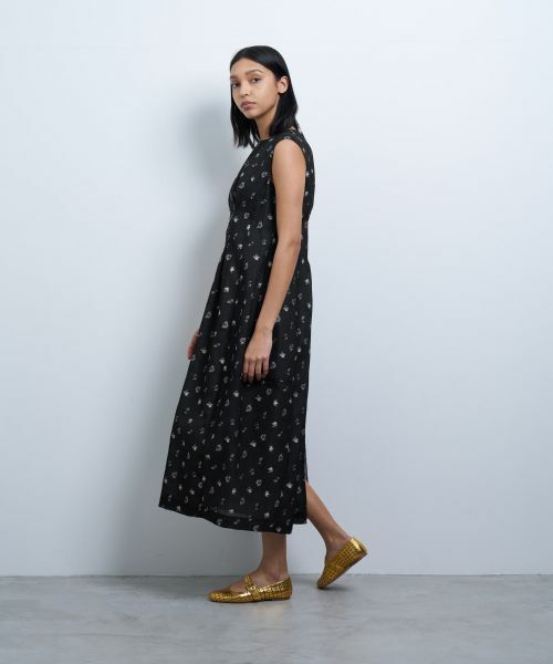 LANVIN en Bleu / ランバン オン ブルー ドレス | fleuretteジャガードワンピース | 詳細8