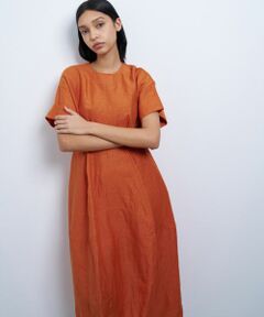 LANVIN en Bleu / ランバン オン ブルー ドレス | リネンカールマイヤーワンピース