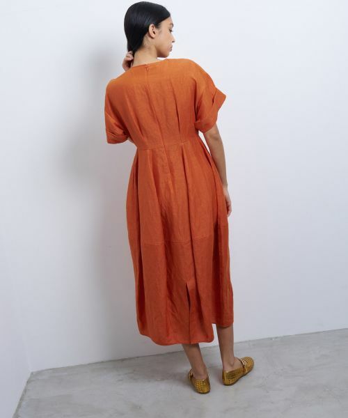 LANVIN en Bleu / ランバン オン ブルー ドレス | リネンカールマイヤーワンピース | 詳細10