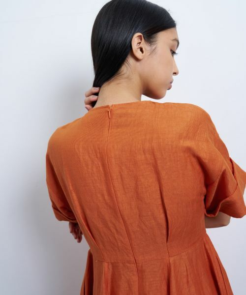 LANVIN en Bleu / ランバン オン ブルー ドレス | リネンカールマイヤーワンピース | 詳細11