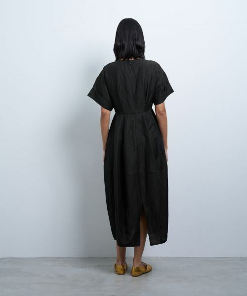 LANVIN en Bleu / ランバン オン ブルー ドレス | リネンカールマイヤーワンピース | 詳細16