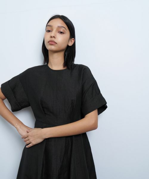 LANVIN en Bleu / ランバン オン ブルー ドレス | リネンカールマイヤーワンピース | 詳細18