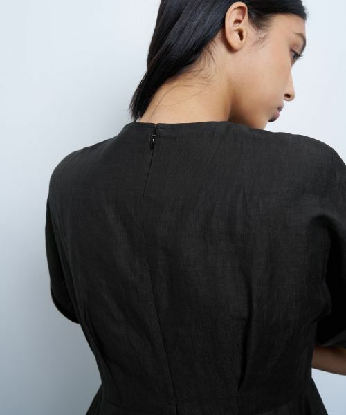 LANVIN en Bleu / ランバン オン ブルー ドレス | リネンカールマイヤーワンピース | 詳細19