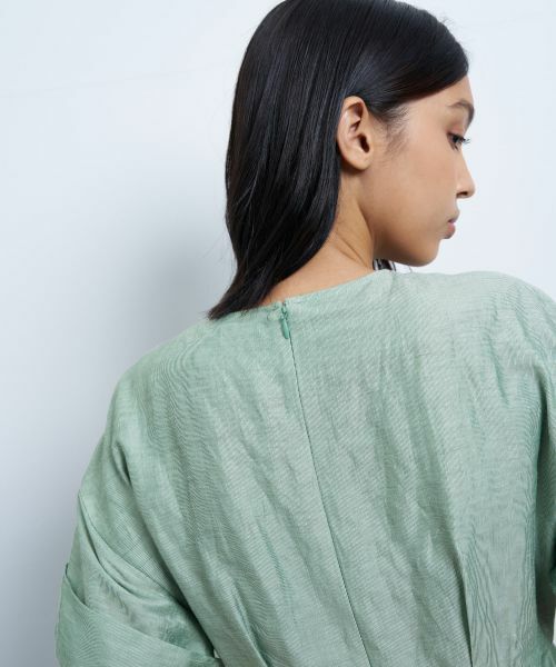 LANVIN en Bleu / ランバン オン ブルー ドレス | リネンカールマイヤーワンピース | 詳細5