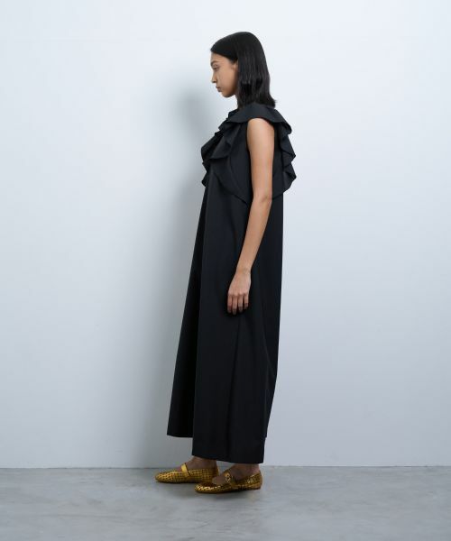 LANVIN en Bleu / ランバン オン ブルー ドレス | サマーウールフリルコンビネゾン | 詳細2