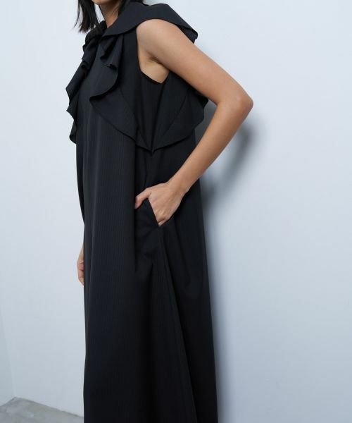 LANVIN en Bleu / ランバン オン ブルー ドレス | サマーウールフリルコンビネゾン | 詳細7