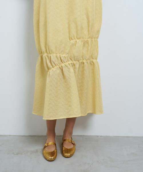 セール】 シアージャガードギャザーヘムワンピース （ドレス