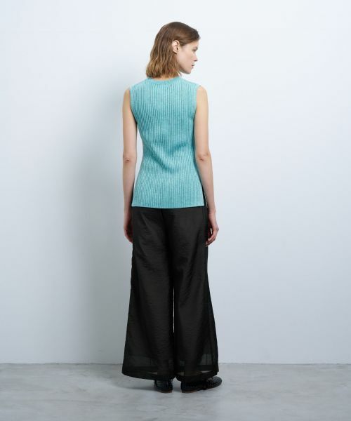 LANVIN en Bleu / ランバン オン ブルー その他パンツ | シアーオーガンジーレイヤードパンツ | 詳細11