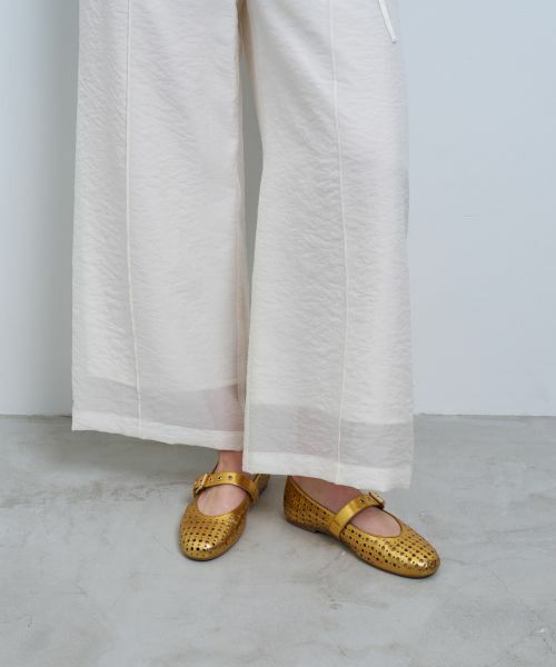 LANVIN en Bleu / ランバン オン ブルー その他パンツ | シアーオーガンジーレイヤードパンツ | 詳細8