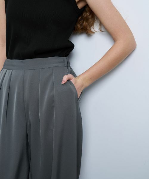 LANVIN en Bleu / ランバン オン ブルー その他パンツ | トリアセツイルコクーンパンツ | 詳細14