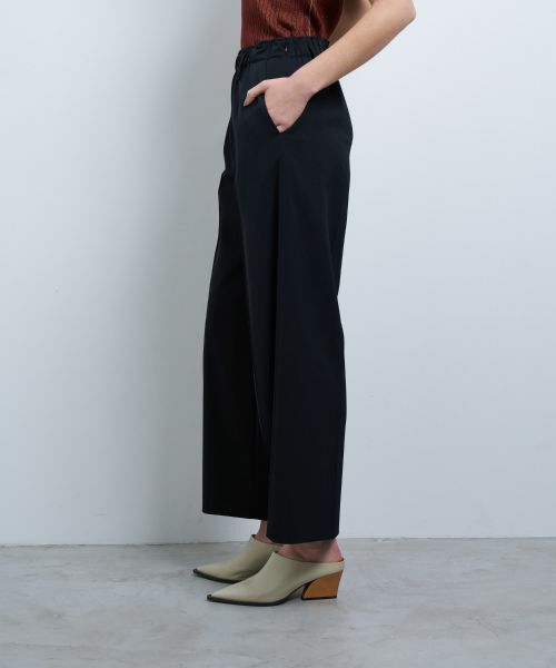 LANVIN en Bleu / ランバン オン ブルー その他パンツ | ドライポリエステルゴムワイドパンツ | 詳細12