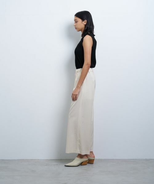 LANVIN en Bleu / ランバン オン ブルー その他パンツ | ドライポリエステルゴムワイドパンツ | 詳細2