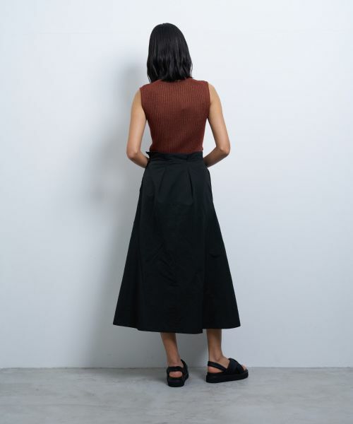 LANVIN en Bleu / ランバン オン ブルー ロング・マキシ丈スカート | メモリークロスタックスカート | 詳細12