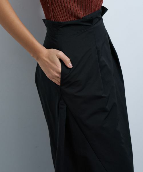 LANVIN en Bleu / ランバン オン ブルー ロング・マキシ丈スカート | メモリークロスタックスカート | 詳細17