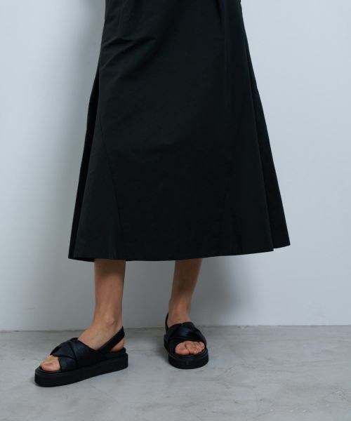 LANVIN en Bleu / ランバン オン ブルー ロング・マキシ丈スカート | メモリークロスタックスカート | 詳細18