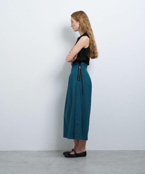 LANVIN en Bleu / ランバン オン ブルー ロング・マキシ丈スカート | メモリークロスタックスカート | 詳細2