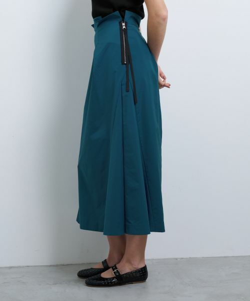 LANVIN en Bleu / ランバン オン ブルー ロング・マキシ丈スカート | メモリークロスタックスカート | 詳細5