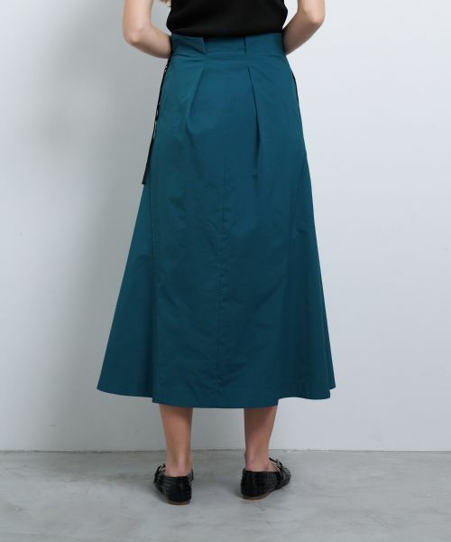 LANVIN en Bleu / ランバン オン ブルー ロング・マキシ丈スカート | メモリークロスタックスカート | 詳細6