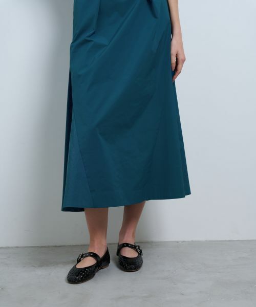 LANVIN en Bleu / ランバン オン ブルー ロング・マキシ丈スカート | メモリークロスタックスカート | 詳細8