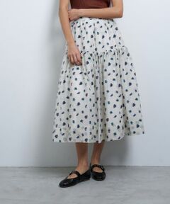 LANVIN en Bleu / ランバン オン ブルー ロング・マキシ丈スカート | fleuretteジャガードスカート