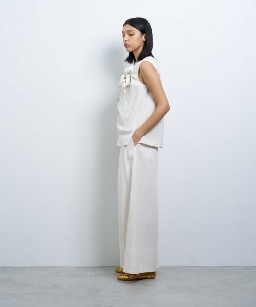 LANVIN en Bleu / ランバン オン ブルー シャツ・ブラウス | サマーウールノットリボンブラウス | 詳細10