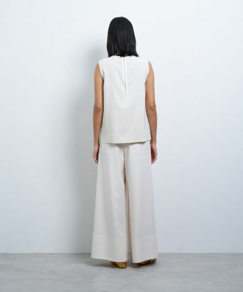 LANVIN en Bleu / ランバン オン ブルー シャツ・ブラウス | サマーウールノットリボンブラウス | 詳細12