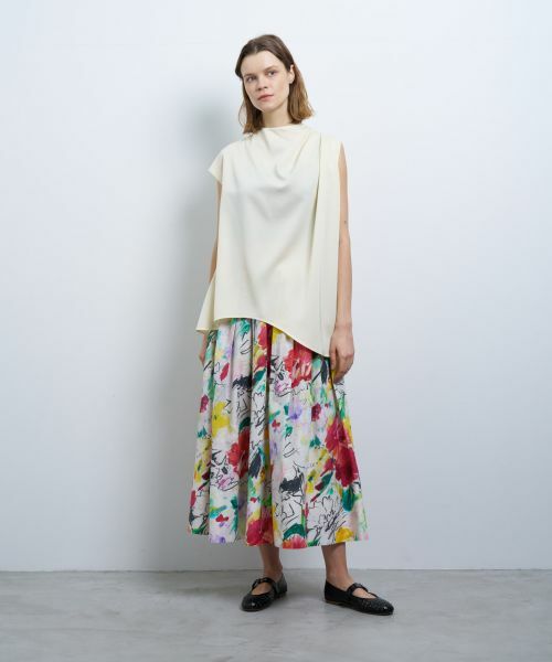 LANVIN en Bleu / ランバン オン ブルー シャツ・ブラウス | アシンメトリアセツイルブラウス | 詳細1