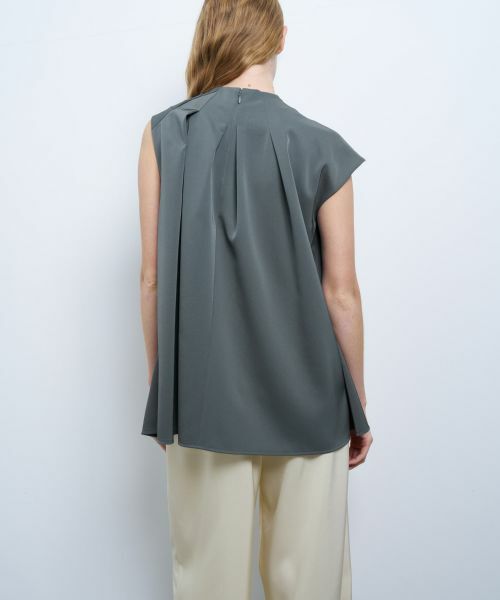 LANVIN en Bleu / ランバン オン ブルー シャツ・ブラウス | アシンメトリアセツイルブラウス | 詳細13