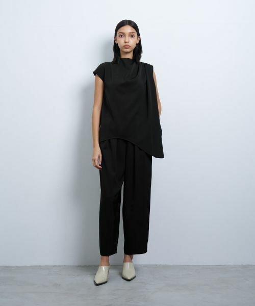 LANVIN en Bleu / ランバン オン ブルー シャツ・ブラウス | アシンメトリアセツイルブラウス | 詳細16