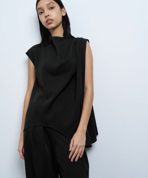 LANVIN en Bleu / ランバン オン ブルー シャツ・ブラウス | アシンメトリアセツイルブラウス | 詳細19