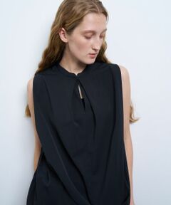 LANVIN en Bleu / ランバン オン ブルー シャツ・ブラウス | アシンメコクーンヘムスキッパーブラウス