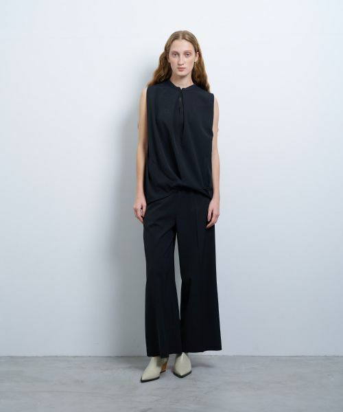 LANVIN en Bleu / ランバン オン ブルー シャツ・ブラウス | アシンメコクーンヘムスキッパーブラウス | 詳細1