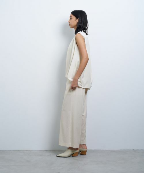 LANVIN en Bleu / ランバン オン ブルー シャツ・ブラウス | アシンメコクーンヘムスキッパーブラウス | 詳細8