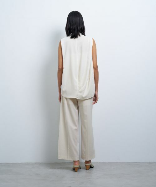 LANVIN en Bleu / ランバン オン ブルー シャツ・ブラウス | アシンメコクーンヘムスキッパーブラウス | 詳細9