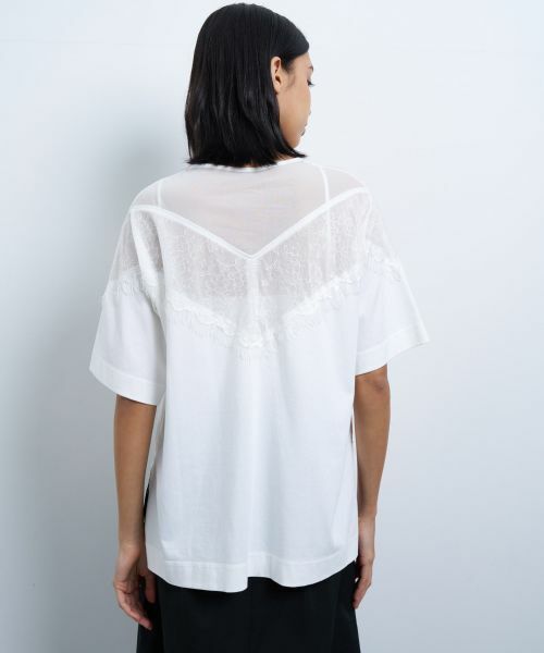 LANVIN en Bleu ライトグレー 長袖 Tシャツ・カットソー M LANVIN en Bleu｜ランバンオンブルーのTシャツ/カットソー通販
