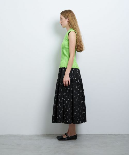 LANVIN en Bleu / ランバン オン ブルー ニット・セーター | アイレットリブノースリーブニット | 詳細2