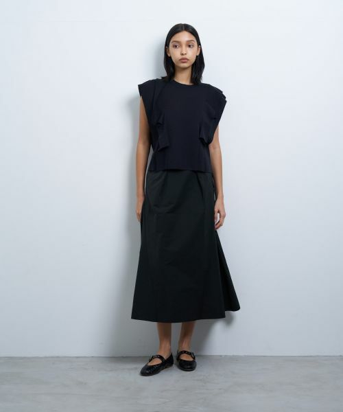 LANVIN en Bleu / ランバン オン ブルー ニット・セーター | スクエアフリルニット | 詳細1