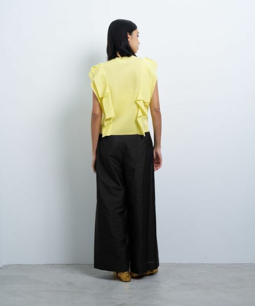 LANVIN en Bleu / ランバン オン ブルー ニット・セーター | スクエアフリルニット | 詳細10