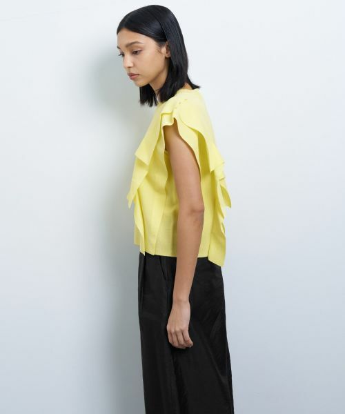 LANVIN en Bleu / ランバン オン ブルー ニット・セーター | スクエアフリルニット | 詳細12